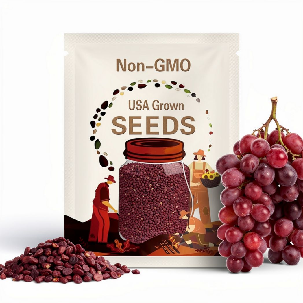 Crimson Seedless Grape Vine | 4 Large Cuttings | Red Table Grape Variety for Rooting and Home Vineyard Growing