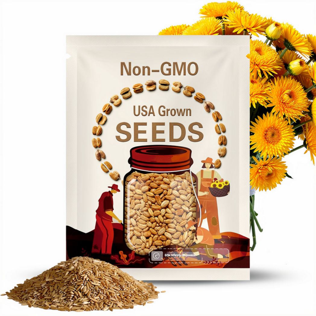 100s|Strawflower Seeds-Golden Yellow-Perennial -Authentic Seeds-Flowers -Organic. Non GMO-Mix Seeds for Plant #K005.