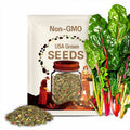 Rainbow Swiss Chard Seeds: 50+ Heirloom Garden Seeds