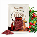 Red Cherry Pepper Seeds - Organic, Heirloom, Open Pollinated, Non GMO - Grow Indoor, Outdoors, Pots, Grow Beds, Soil, Hydroponic, Aquaponic