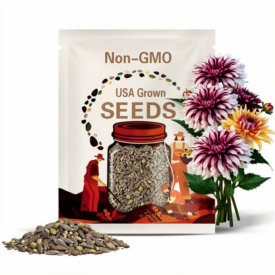 Rare Dahlia Seeds: Easy-Grow Perennial Flowers - 20 Fresh Seeds